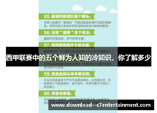 西甲联赛中的五个鲜为人知的冷知识，你了解多少